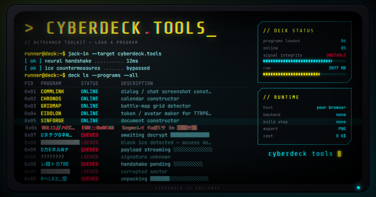 Preview image published by cyberdeck.tools